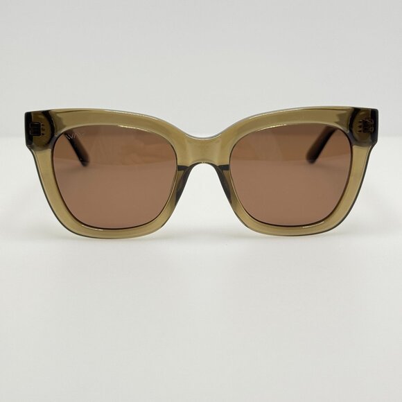 WMP Eyewear Eyeglasses Eye Glasses Frames Stormi 1077 GRNBRW 50-22-149 - Picture 3 of 6